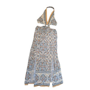 Illa Illa Dress Maxi Open Middle Skirt Bra Size Large